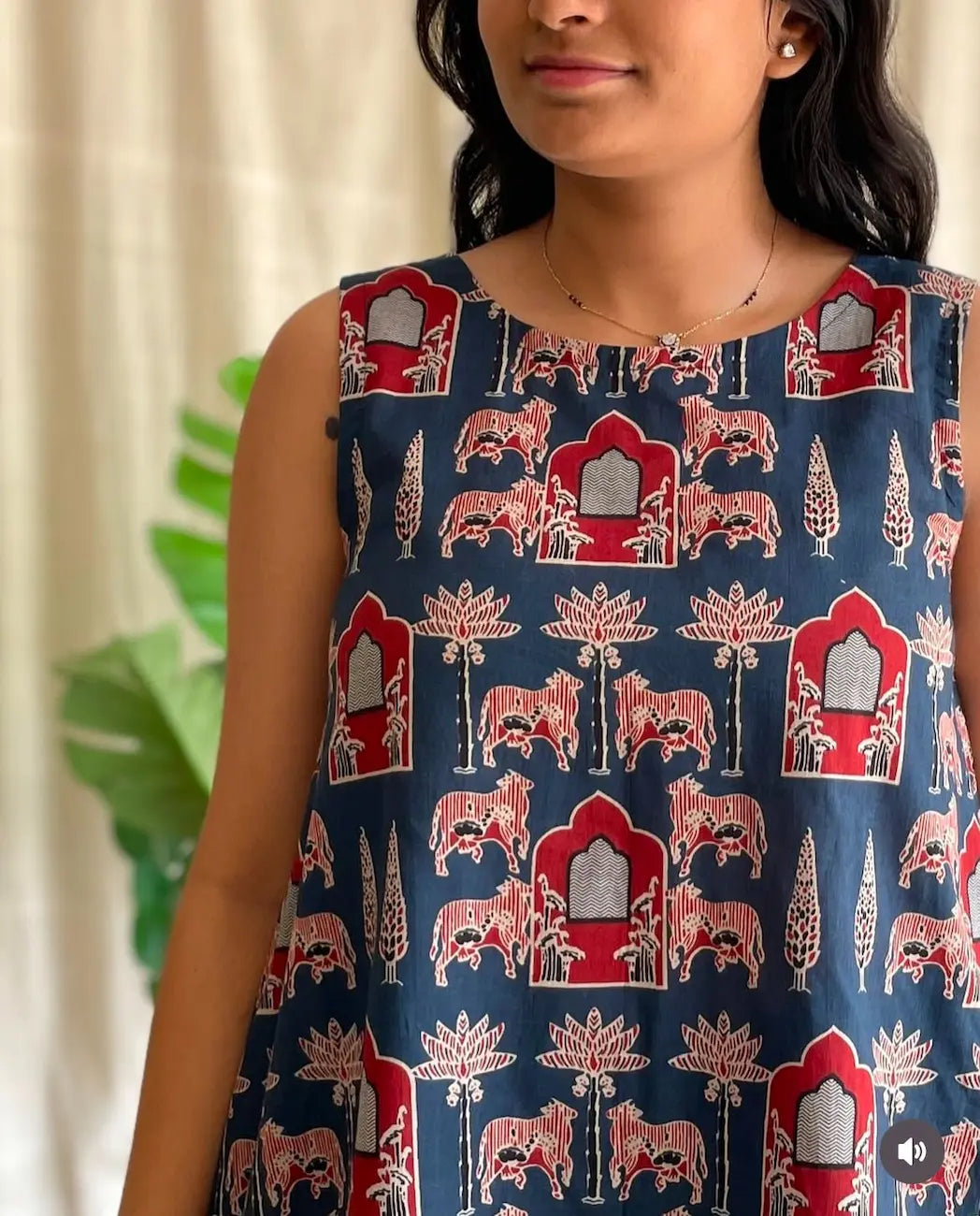 Pure cotton coord set with smart pocket and back button