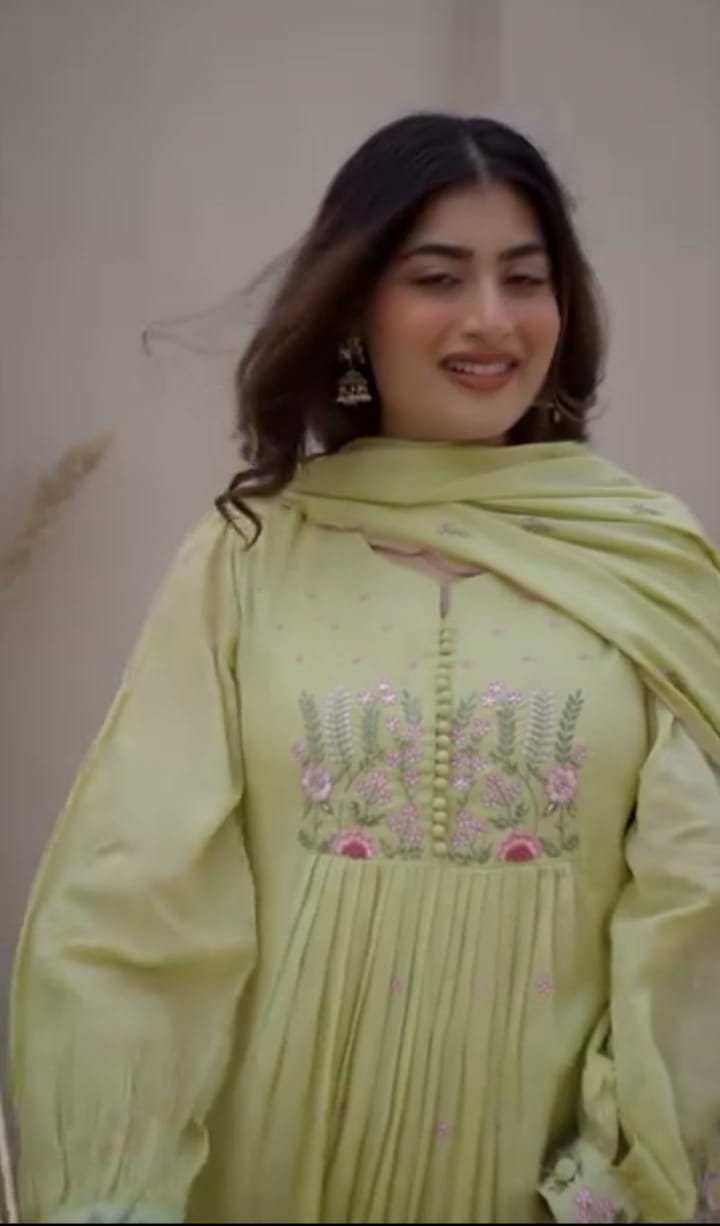 Trisha Yoke Embroidery Suit Set
