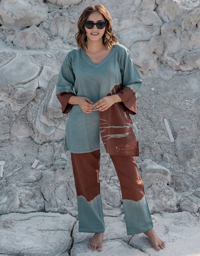 Noorja Cotton Tie-Dye Co-ord Set