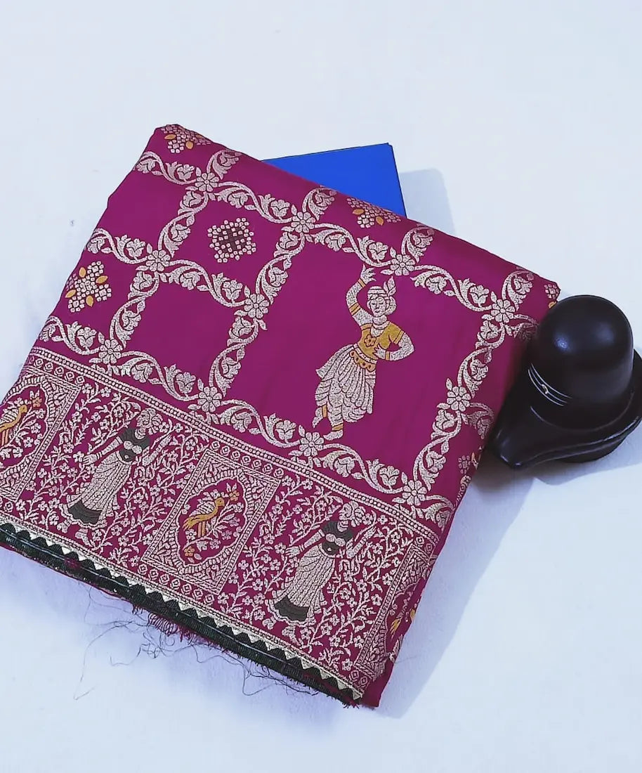 Zarika Traditional Meena Zari Saree
