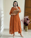 Full set with kurta, cotton pant, and malmal dupatta displayed