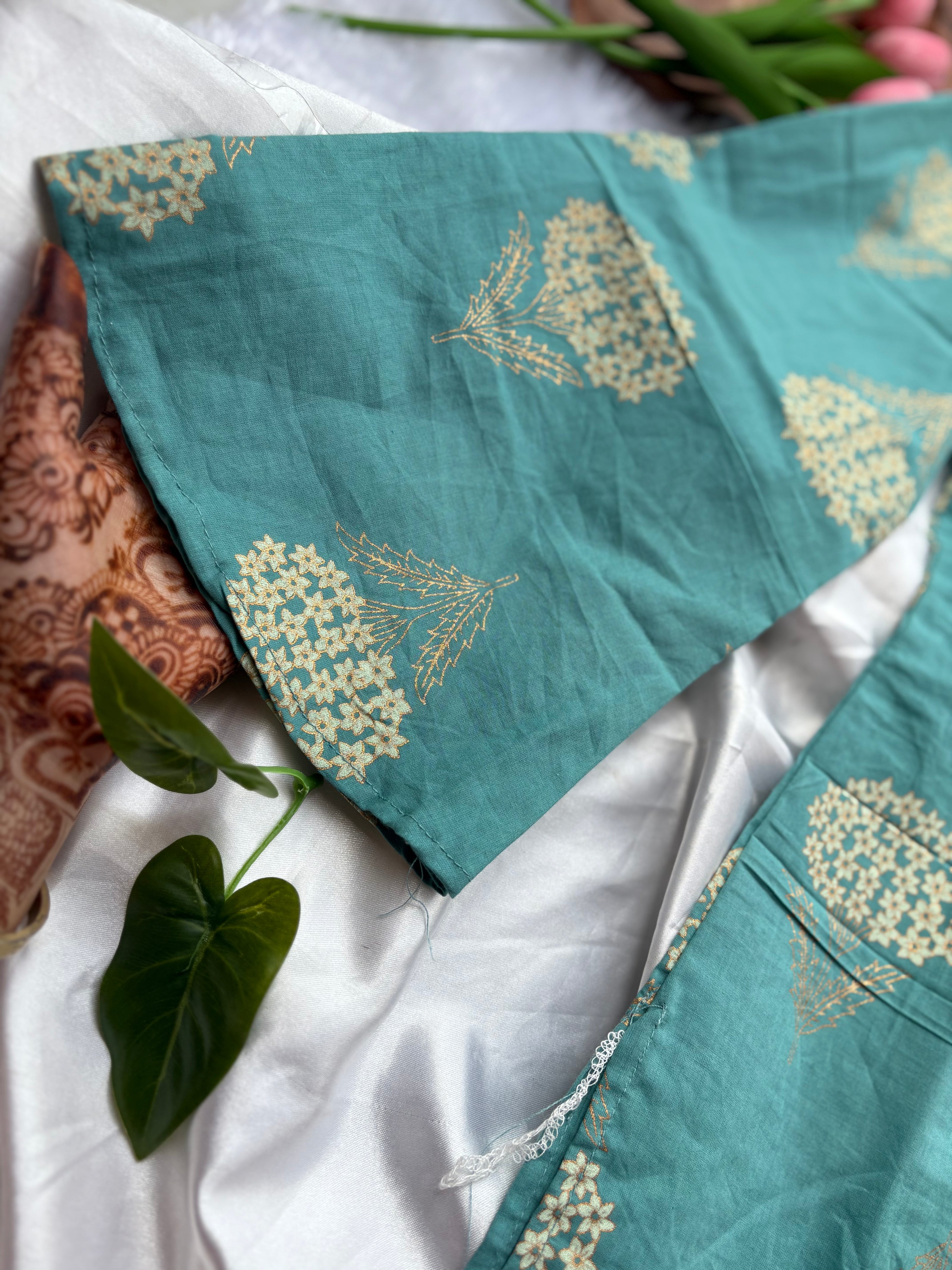 Bell Sleeve Short Kurti Cotton