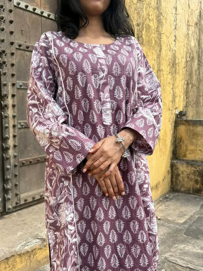 Aarohi Pintex Cotton 60x60 Co-Ord Set