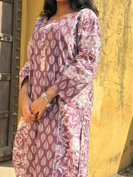 Aarohi Pintex Cotton 60x60 Co-Ord Set