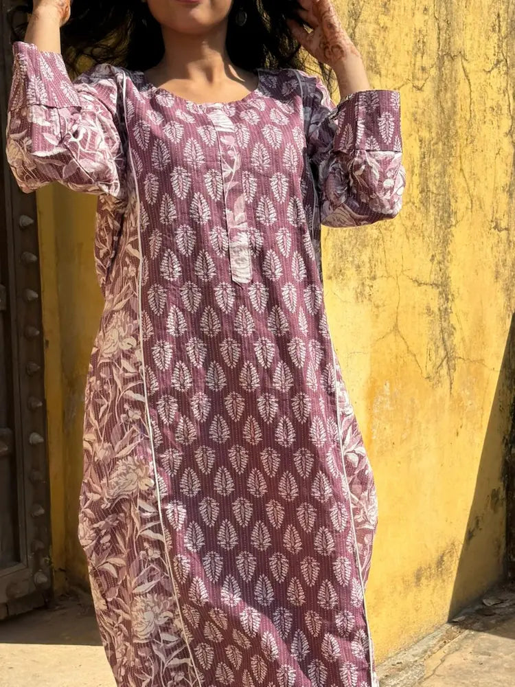 Aarohi Pintex Cotton 60x60 Co-Ord Set
