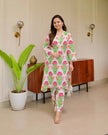 Cotton Co-ord Set with Palazzo in baroque print