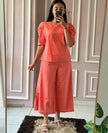 Casual styling of everyday cotton coord set

