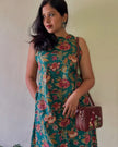 Pure cotton co-ord set with designer cut sleeves and pockets