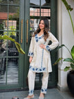 Stylish ethnic cotton coord set for festive wear