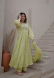 Trisha Yoke Embroidery Suit Set