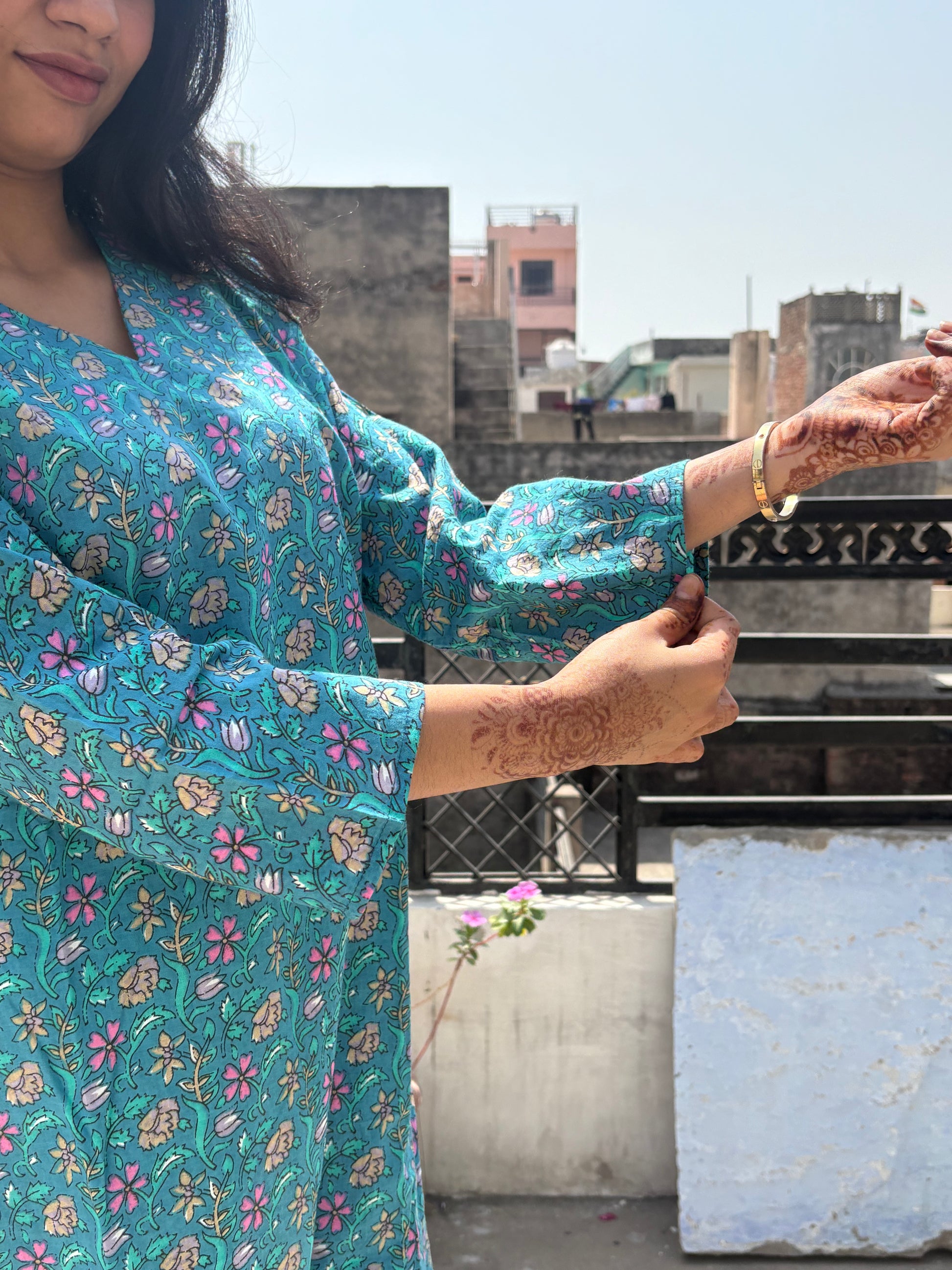 Summer Cotton Co Ord Set for Women