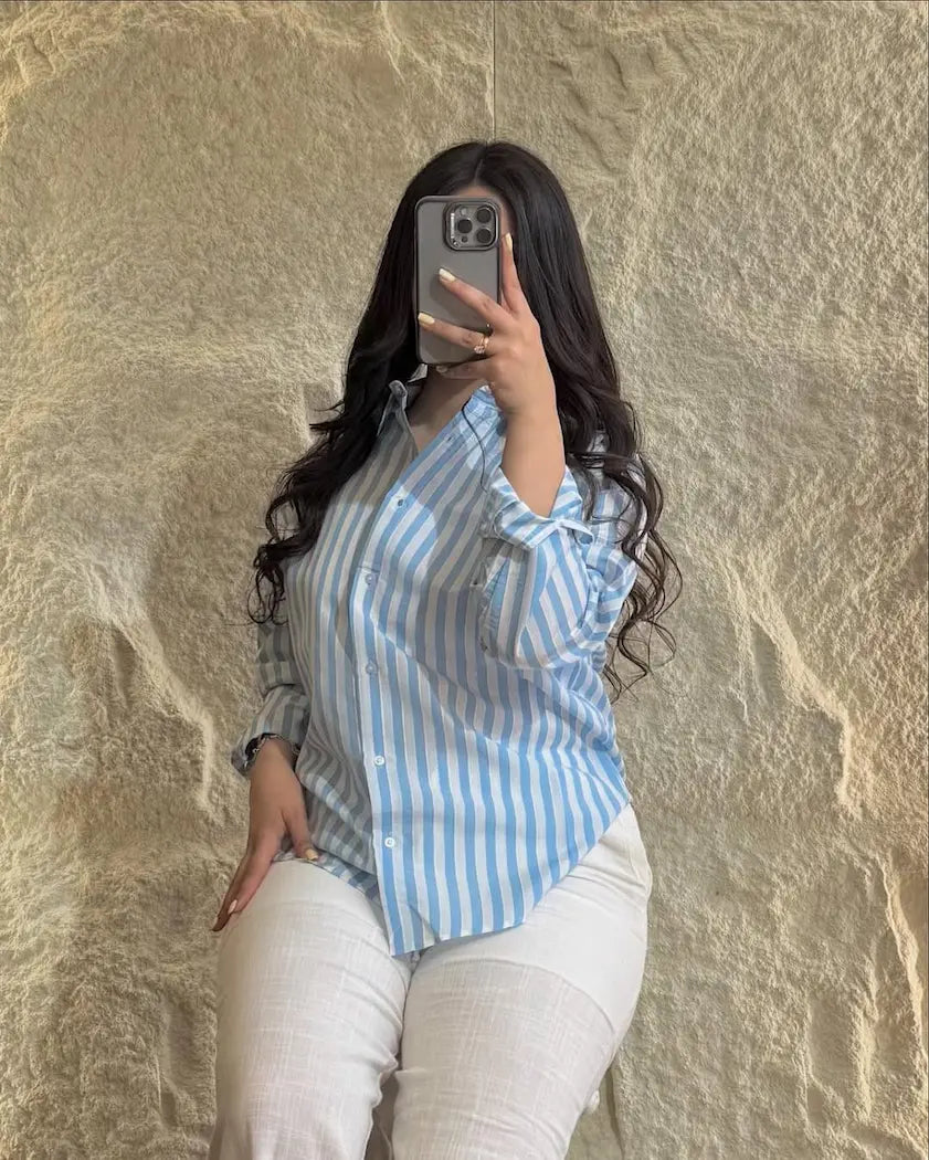 Comfortable summer printed shirt pant co-ord set