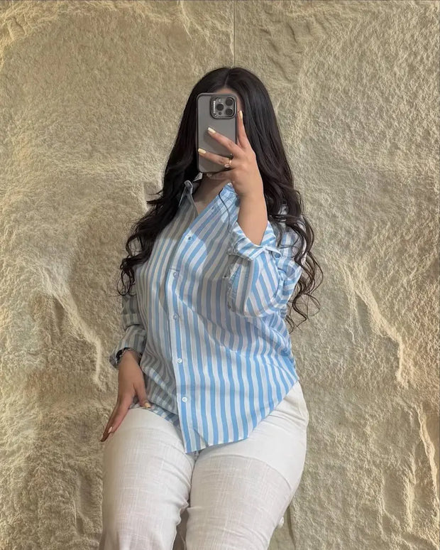 Comfortable summer printed shirt pant co-ord set