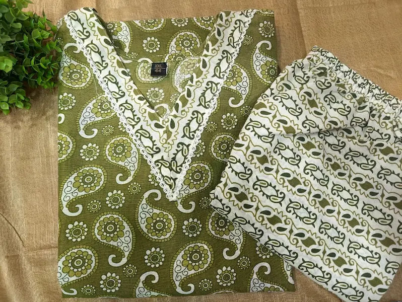 daily wear cotton embroidered kurti