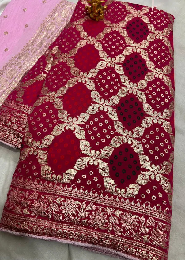 Kaamini Dola Silk Mina Zari Saree