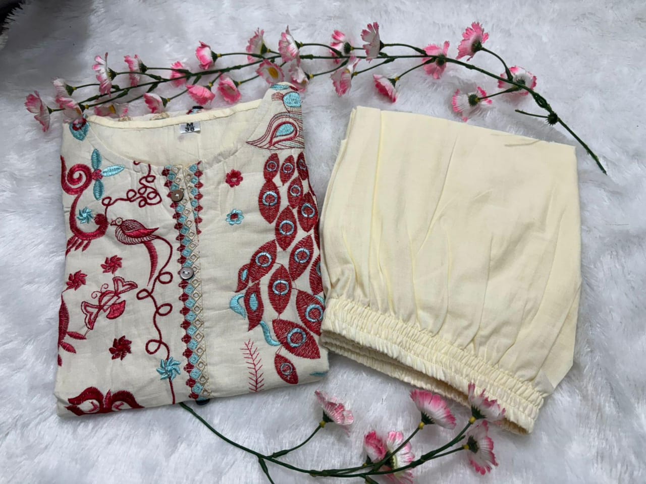 Coord set for women in 60×60 cotton

