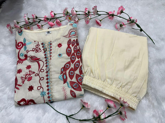 Coord set for women in 60×60 cotton

