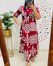 Premium pure cotton kurti with ankle-length pant

