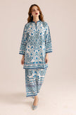 showing kurta and pant in floral coord set