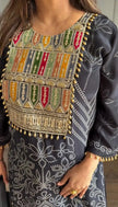Luxury festive chinon co-ord set for women party wear