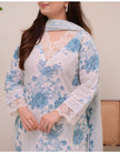 Pure cotton embroidered kurta with pants

