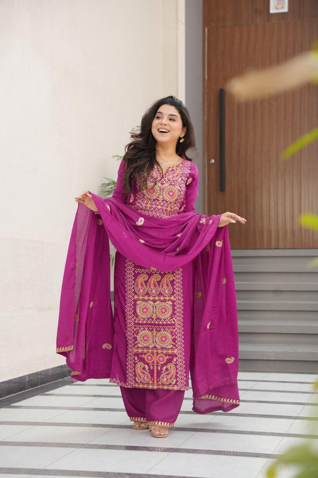 wedding wear kurti pant dupatta