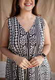 Stylish cotton co-ord outfit with refreshing print for women