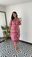 lace detailing on cotton kurti

