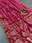 Running zari butti blouse with zari border