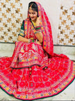 Pure Dola Viscose Meenakari weaving saree in festive colors