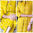 Quilted cotton kurti set with winter jacket from Maabetii