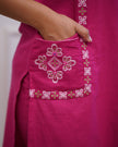 Comfortable rayon kurti pant set for daily office use