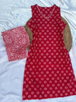 Simple Cotton Kurti Pant Set for Daily Wear