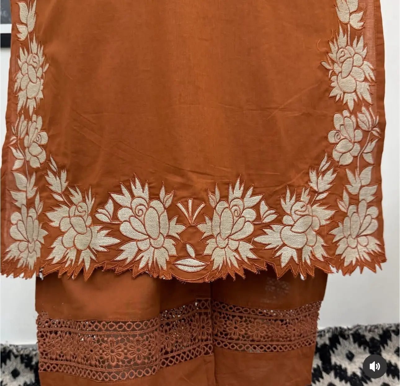Noor-e-Nazneen Straight Cotton Kurta Set with Dupatta