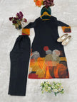 Elegant festive wear summer coord set in premium gorgette