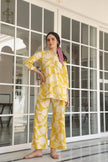 Breathable printed co-ord set in cotton fabric

