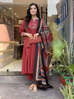 Aarohi Handworked Heavy Cotton Suit Set