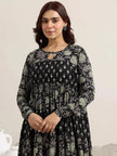 Flared full sleeve kurti with pant and dupatta