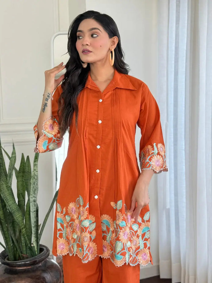 Summer cotton coord set for everyday wear

