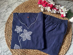 Full set with embroidered dupatta and matching pants

