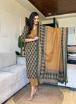 Falak Handcrafted Azrak Cotton Suit Set