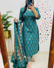 Pure cotton 3-piece suit set with fine embroidery


