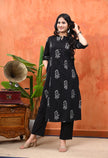Saanvika Summer Cotton Kurta Pant Set