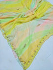 Soft fabric festive saree with butta design

