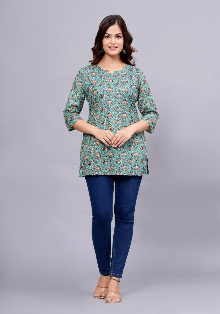 Maabetii Sky Blue Kurti 