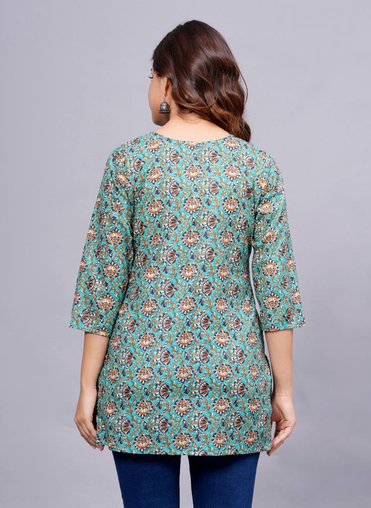 Floral Short Kurti 