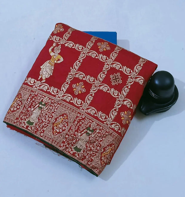 Zarika Traditional Meena Zari Saree