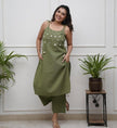 Kiara Stylish Cotton Spaghetti Suit Set for Summer