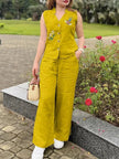 Naira Embroidered Cotton Flex Co-ord Set