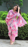 Paridhi Hand Block Printed Cotton Suit Set with Dupatta
